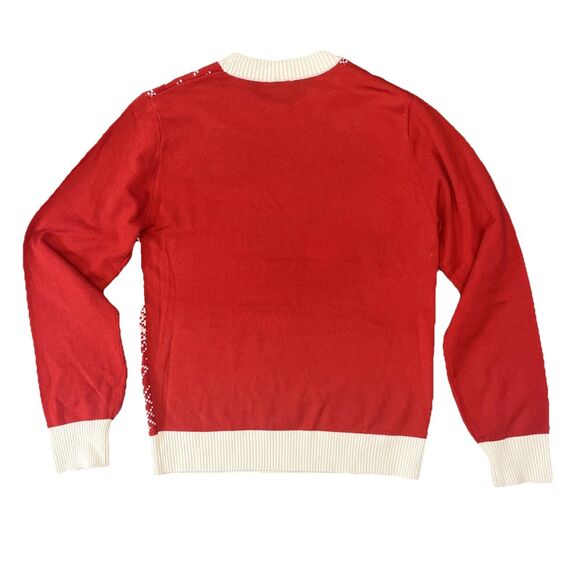 The Office Red Ugly Christmas Sweater With Your Nose So Dwight Adult S Red - Picture 4 of 8
